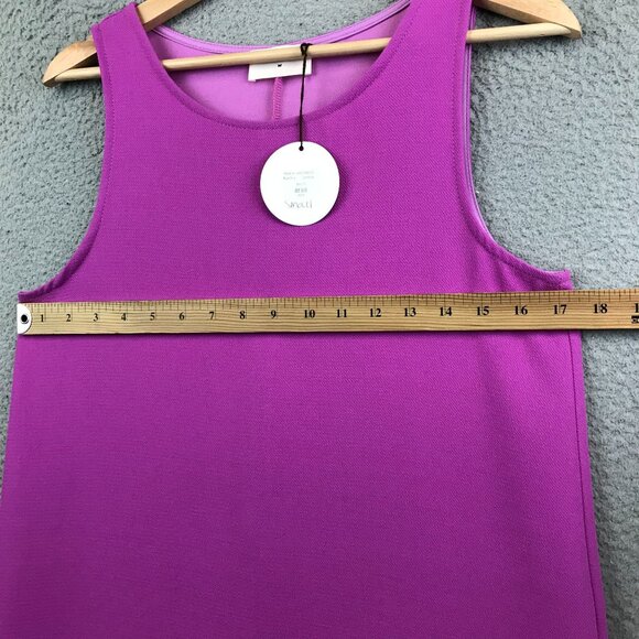New Everly Sleeveless Fuchsia Flounce Hem Dress size S - Picture 5 of 10